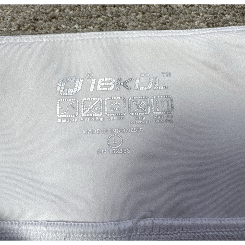 Ibkul White Pleated Pull On Skort Womens L Pockets Pickleball Golf Athleisure - Picture 2 of 7